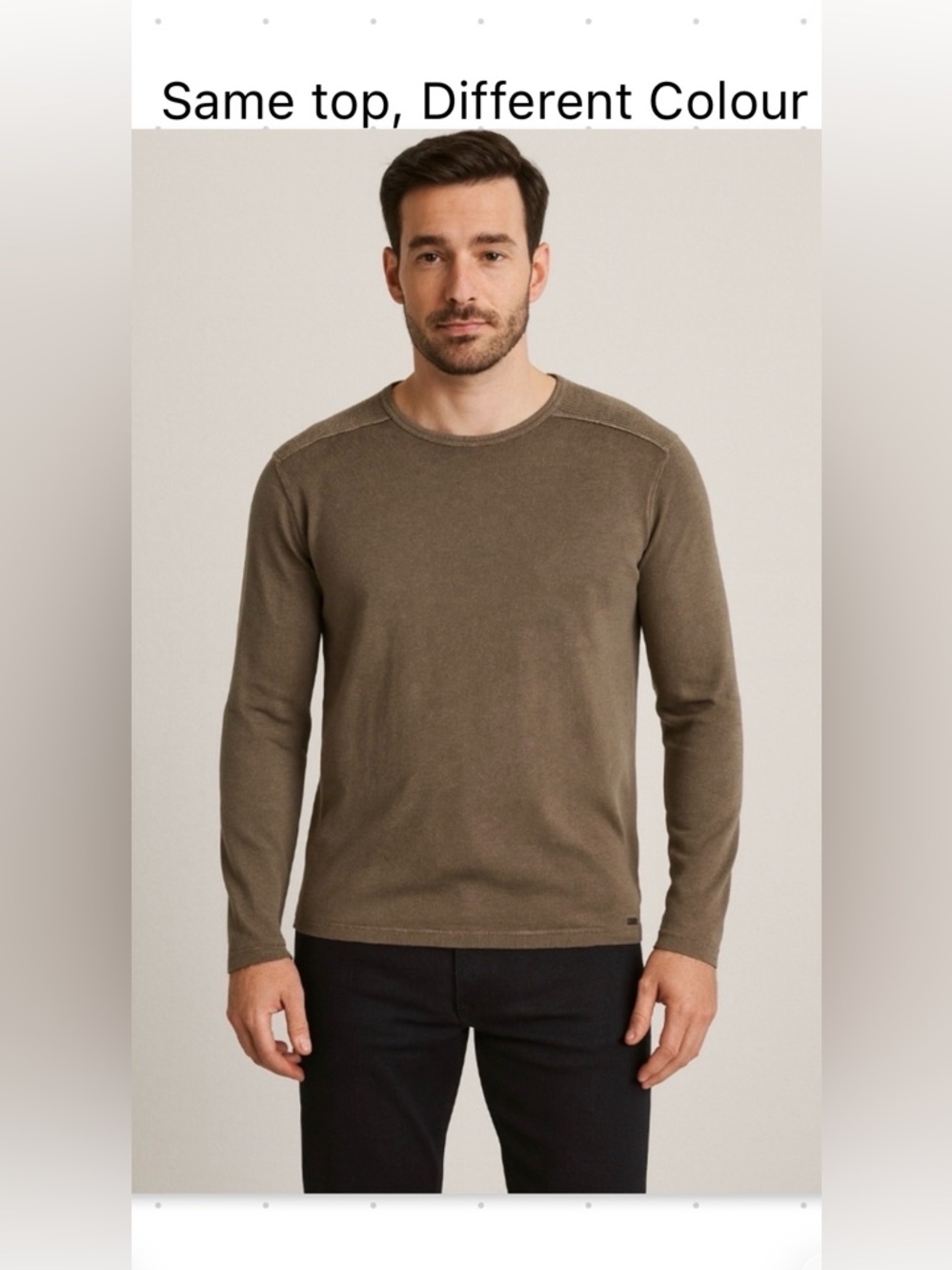 John Varvatos Men's Crewneck Sweater in Plum